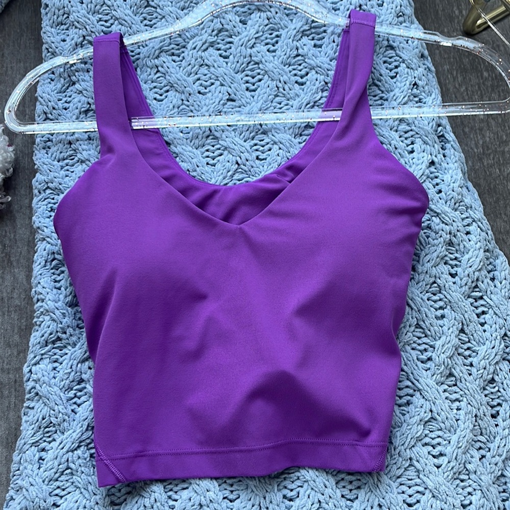 RARE Lululemon Moonlight Magenta Align Tank Size 2